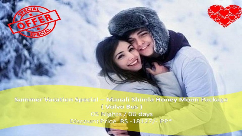 Manali Shimla Honeymoon Packages by Volvo