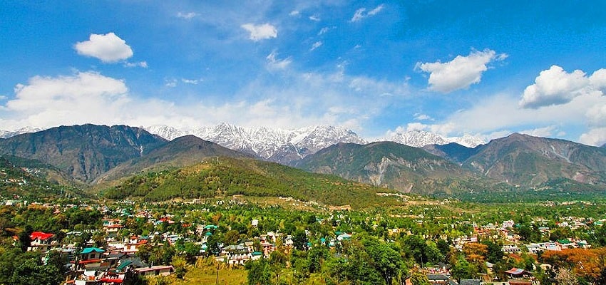 An Aerial view of Dharamshala